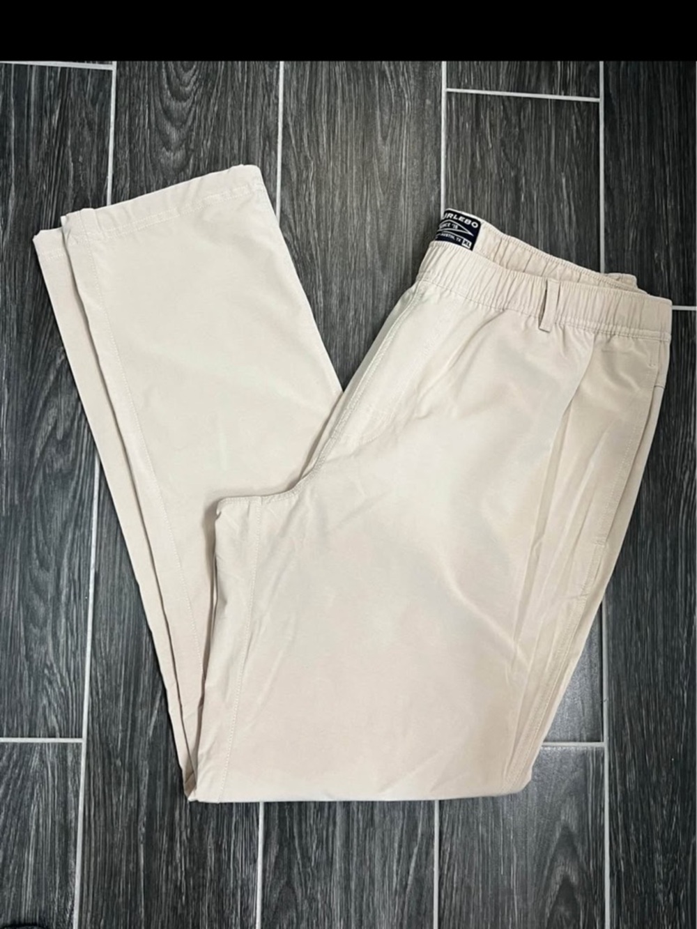 BURLEBO Men's Chinos in Light Cream